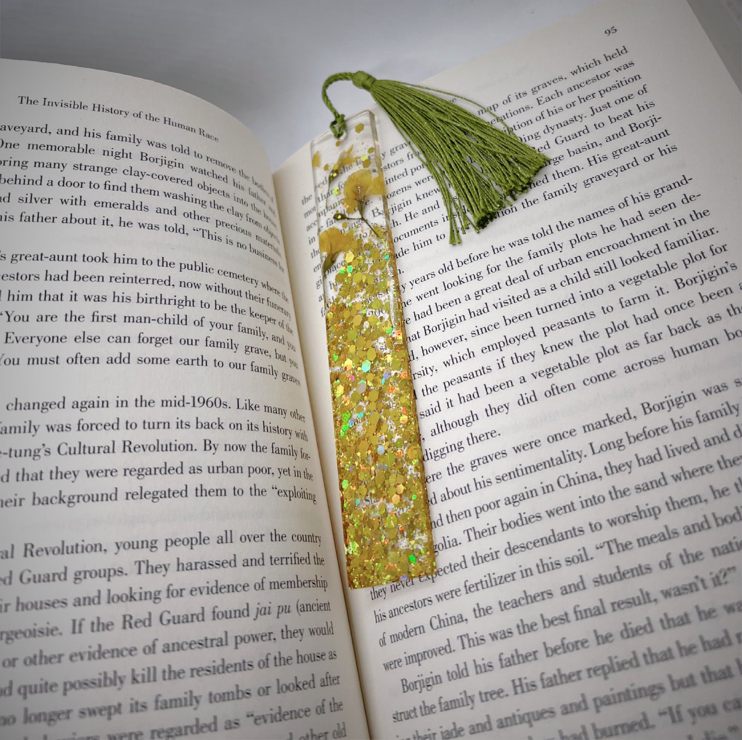Padauk |Bookmark | Resin Handmade | Nature's Art Lab