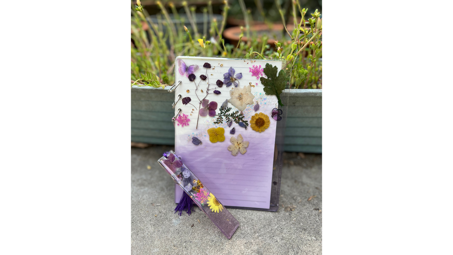 Journal | Resin Handmade | Nature's Art Lab | Purple