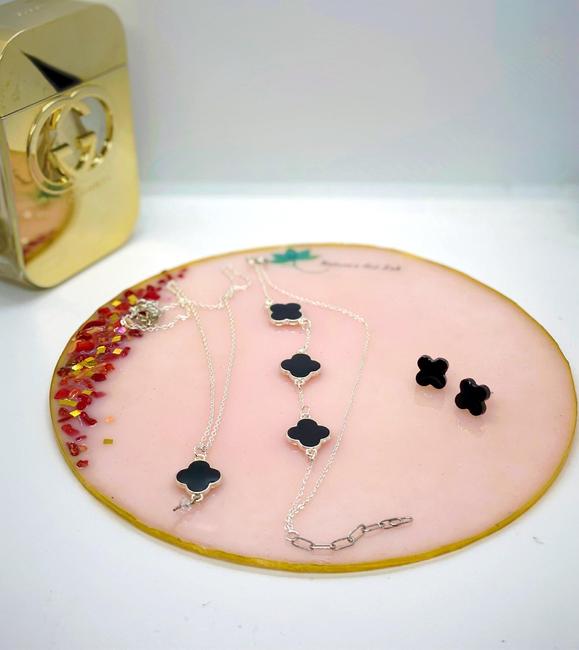 Jewelry set | 14K White Gold - Nature's Art Lab